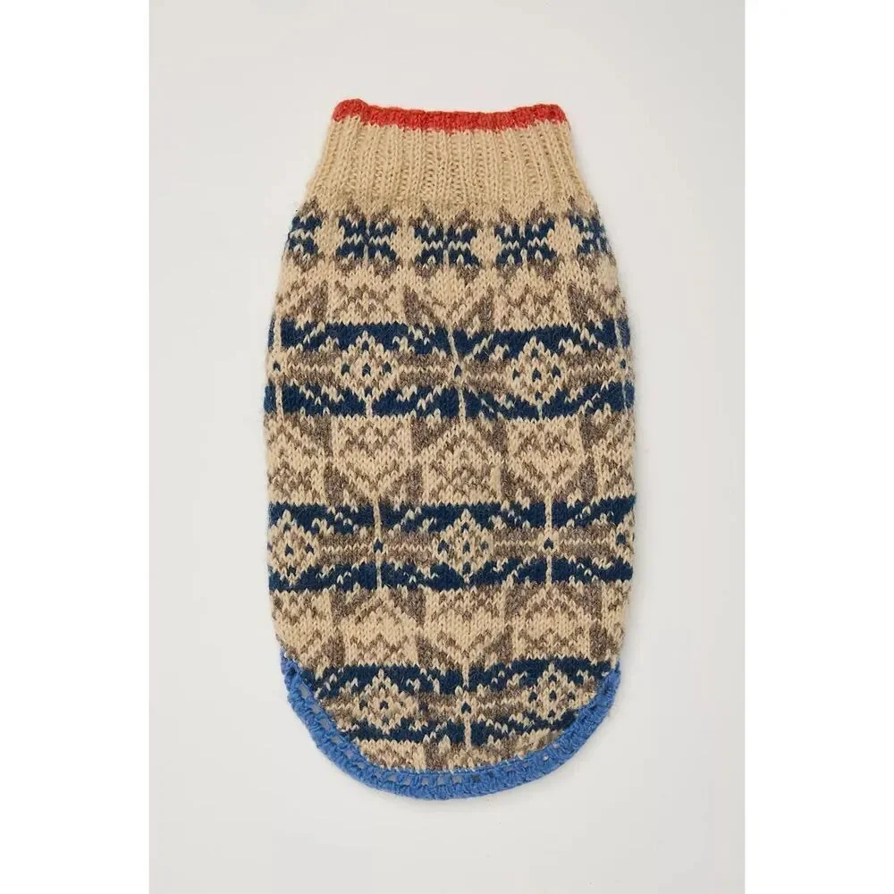 New Free People x French Knot Snowflake Dog Sweater Size Xs,
